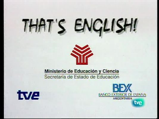 That's English - Módulo 6 - Unidad 7 - Programa 3