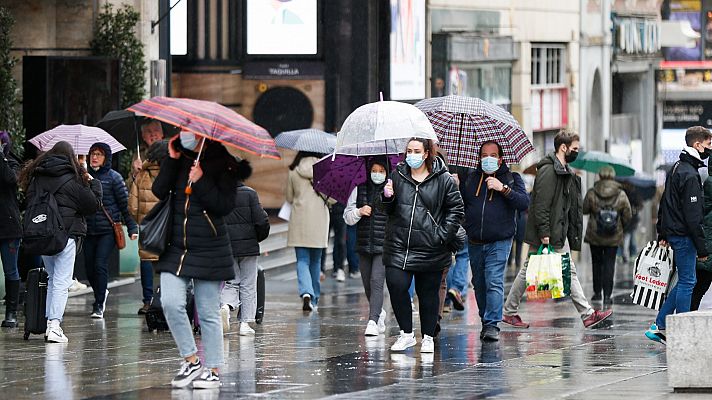 Un nuevo frente dejará precipitaciones en Galicia y la cordillera Cantábrica