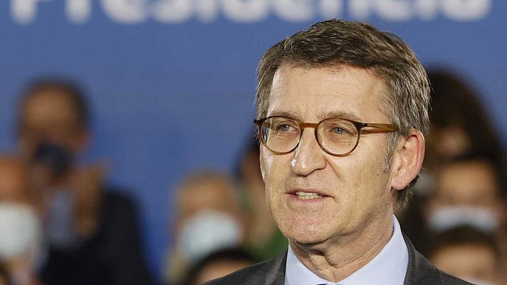 Telediario 2 - Feijóo presenta más de 55.000 avales para liderar el PP