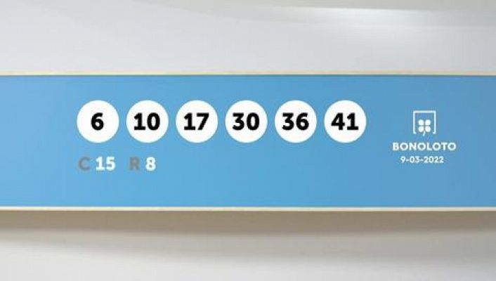 SELAE - Sorteo de la Lotería Bonoloto del 09/03/2022