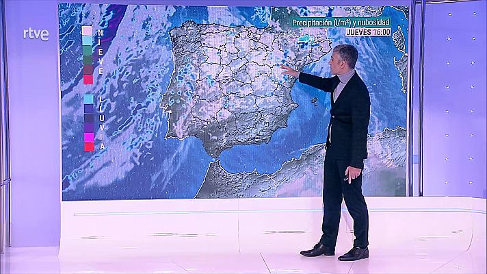 Un nuevo frente atlántico poco activo penetrará por el noroeste, dejando cielos nubosos y lluvias en Galicia y cordillera Cantábrica occidental          