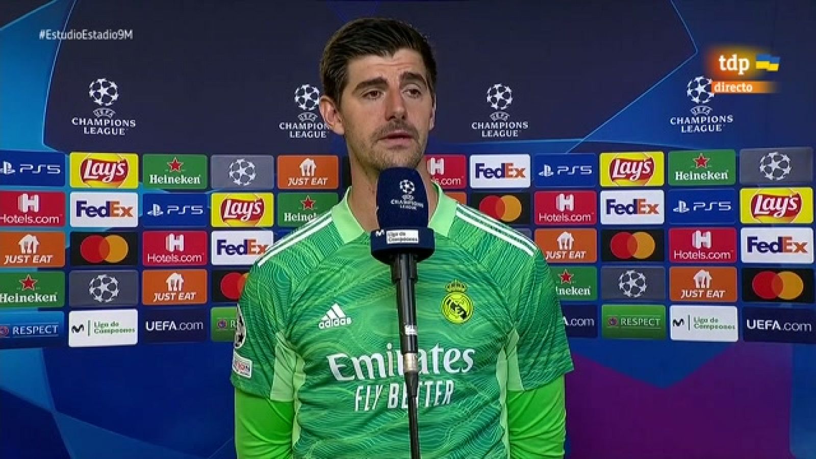 Champions | Courtois: "Benzema es el mejor '9' del mundo"