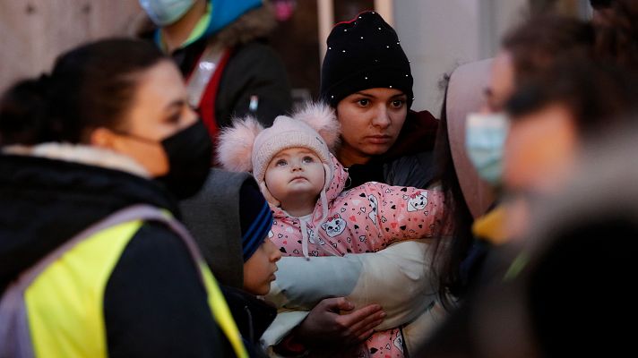 Unidades de lactancia para las madres ucranianas que huyen de la guerra