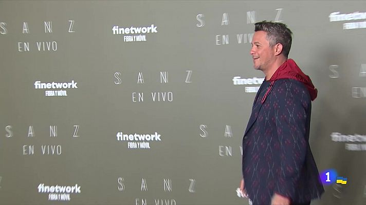 Telediario 1 - Alejandro Sanz retoma los grandes conciertos en España con la gira 'Sanz en vivo'