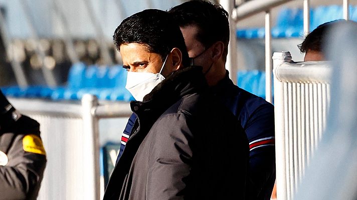 Telediario 1 - Al Khelaifi intentó increpar al ártbitro