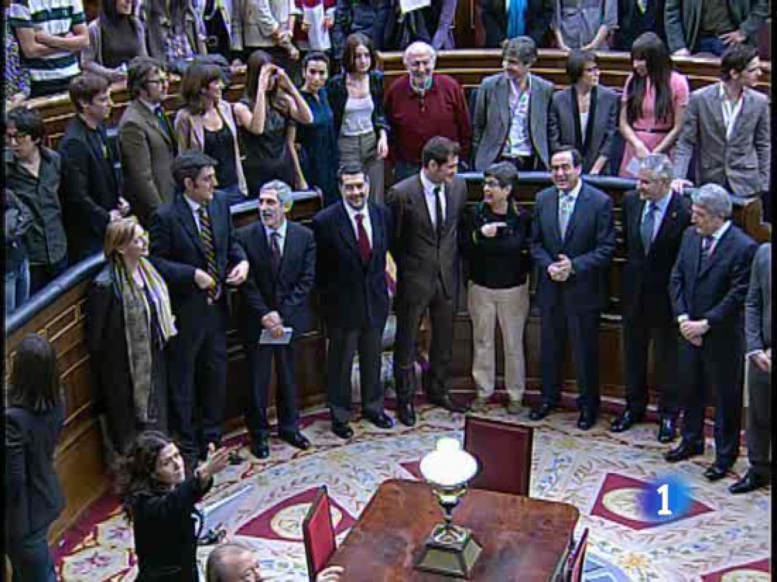 El Congreso ,hoy, ha mostrado una imagen muy distinta a la habitual