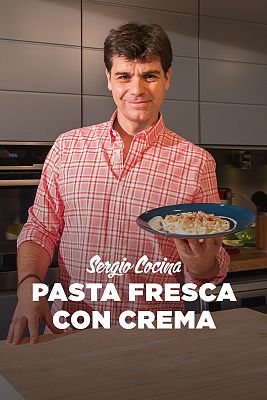 Sergio cocina - Pasta fresca con crema de cebollas