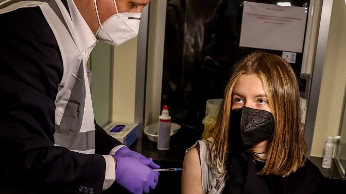 Telediario 1 - Sonia Zúñiga (CSIC): "España es de los países que mejor está porque se ha vacunado mucho y muy bien"