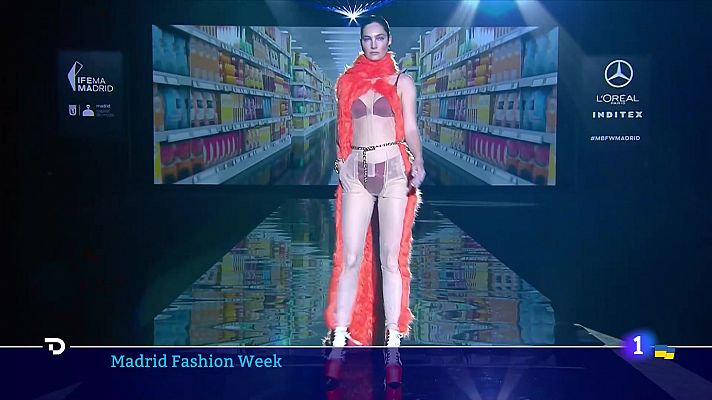 Telediario 1 - Andrés Sarda, Isabel Sanchis, Hannibal Laguna o Roberto Torreta en la Madrid Fashion Week