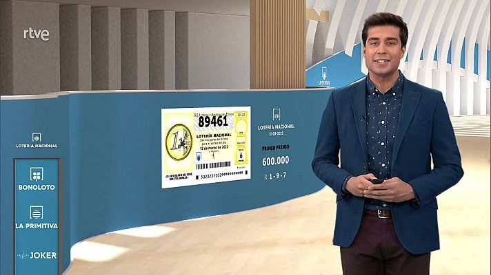 Loterías - Sorteo de la Lotería Nacional del 12/03/2022
