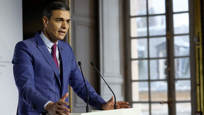 Telediario 1 - Pedro Sánchez: "Pido para España la unidad que se ha manifestado en La Palma"