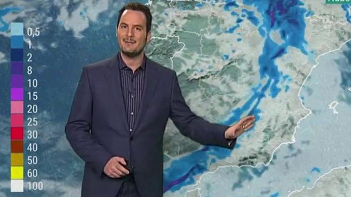 El tiempo - Un nuevo frente dejará lluvias en Galicia, Andalucía y el Mediterráneo