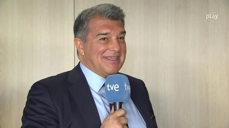 Laporta: "Hicimos una apuesta hace ya muchos años por el fútbol femenio y nos ha salido bien" -- Ver ahora