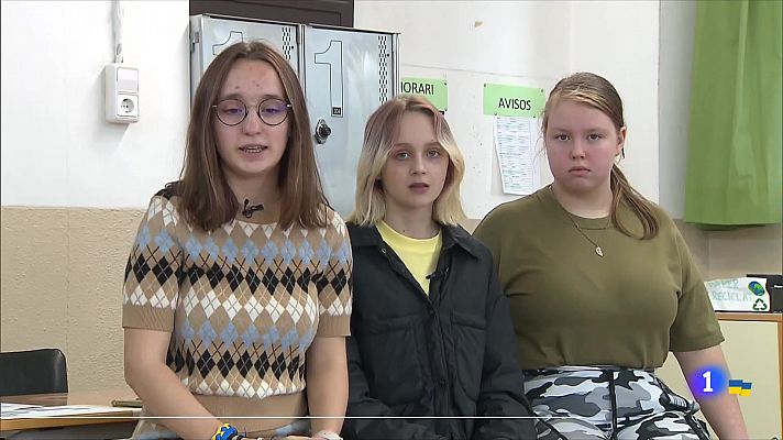 L'Informatiu - Una escola ucraïnesa a Barcelona que explica la guerra