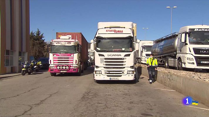 Telediario Fin de Semana - Buscan infracciones de los camiones en la AP-7