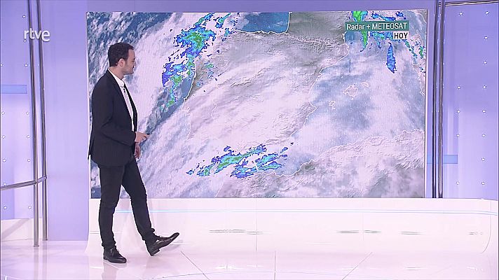 Nevadas en los Pirineos. Probabilidad de lluvias localmente persistentes y/o fuertes en Girona, oeste del Sistema Central y Andalucía occidental 