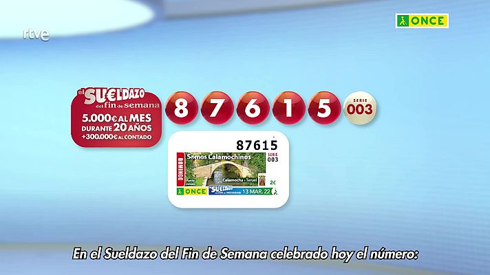 Sorteos ONCE - Sorteo ONCE - 13/03/22