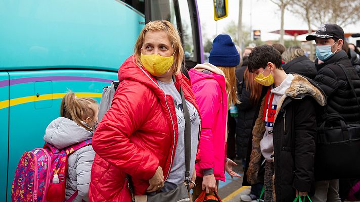 España sigue acogiendo a refugiados de la guerra en Ucrania