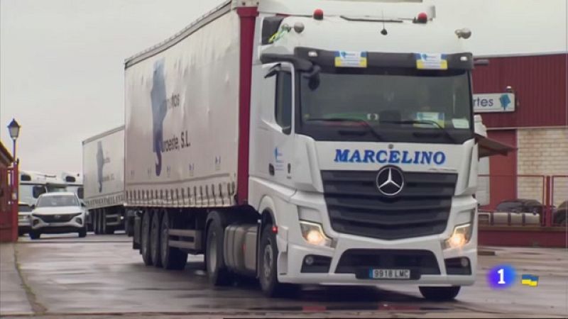 Convoy de ayuda humanitaria desde Almendralejo hasta Polonia - Ver ahora