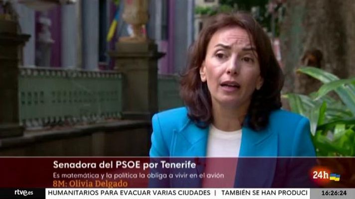 8M: Olivia Delgado, senadora del PSOE