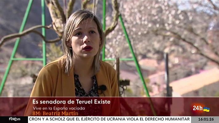 8M: Beatriz Martín Larred, senadora de Teruel Existe