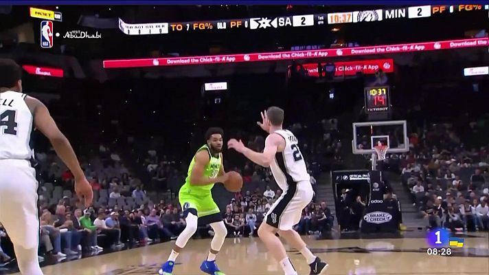 Telediario Matinal - Karl-Anthony Towns explota con 60 puntos, mejor marca de la temporada