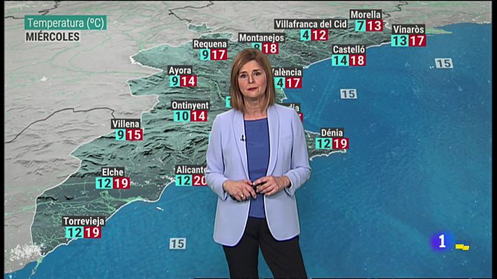 El Tiempo en la Comunitat Valenciana - 15/03/22