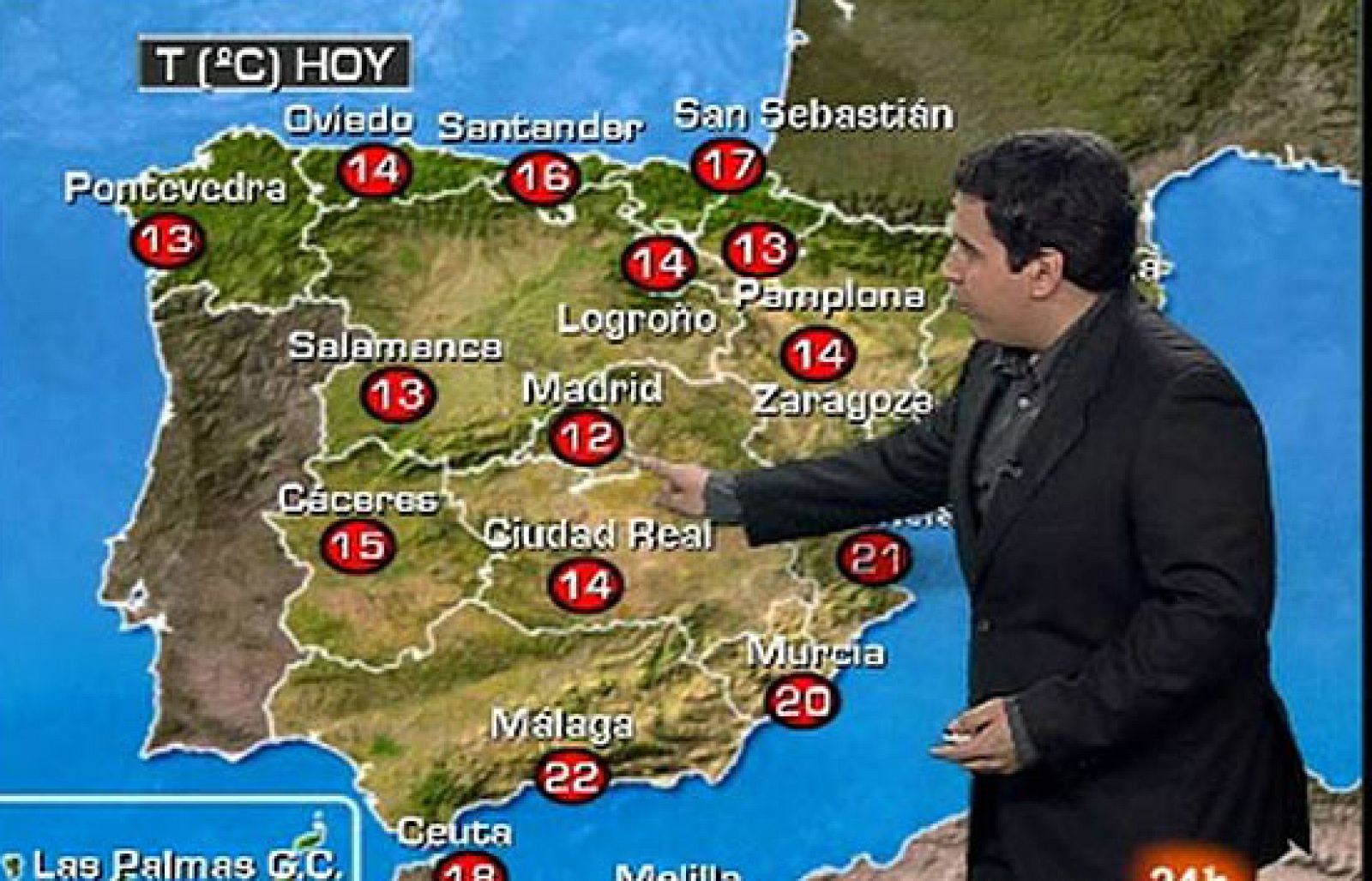 Las lluvias avanzan hacia el interior