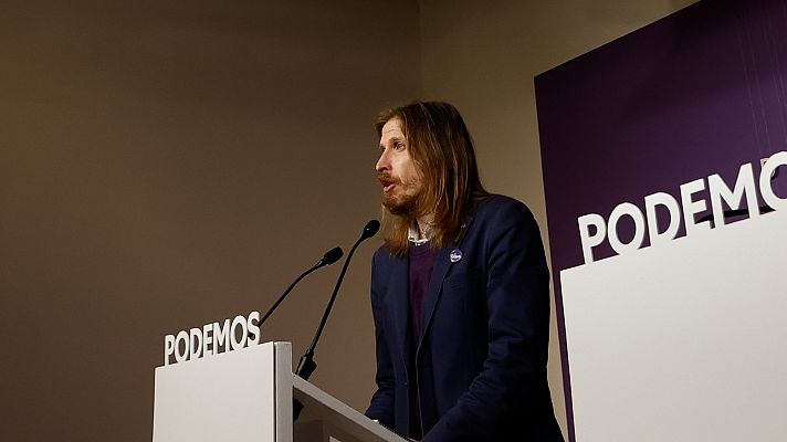Telediario 1 - Podemos y socios del Gobierno critican el aumento del gasto en Defensa hasta el 2% del PIB