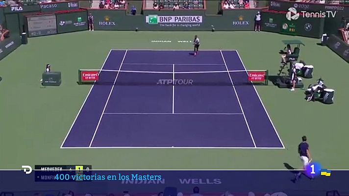 Telediario 1 - Nadal y Badosa siguen adelante en Indian Wells