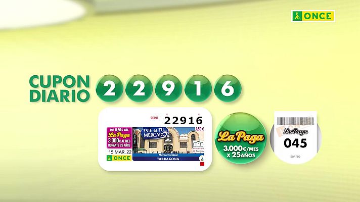 Sorteos ONCE - Sorteo ONCE - 15/03/22