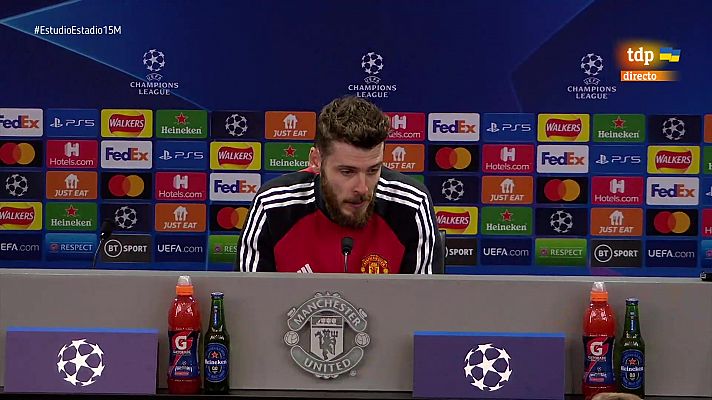 De Gea: "El Atlético tiene mucha experiencia en estos partidos"