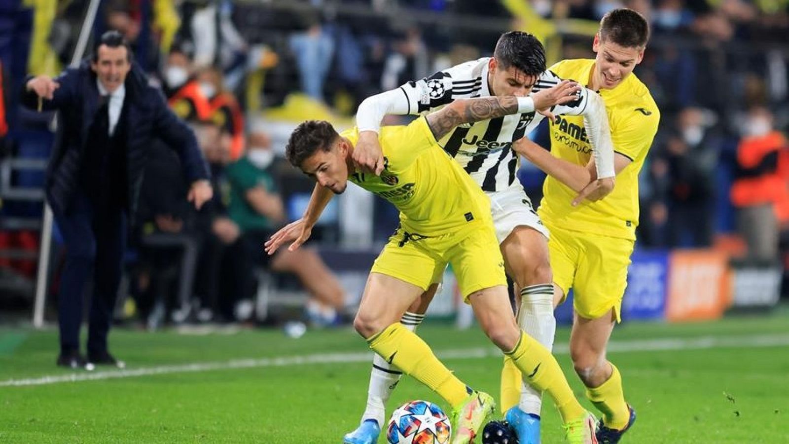 El Villarreal busca los cuartos ante la Juventus en Turín
