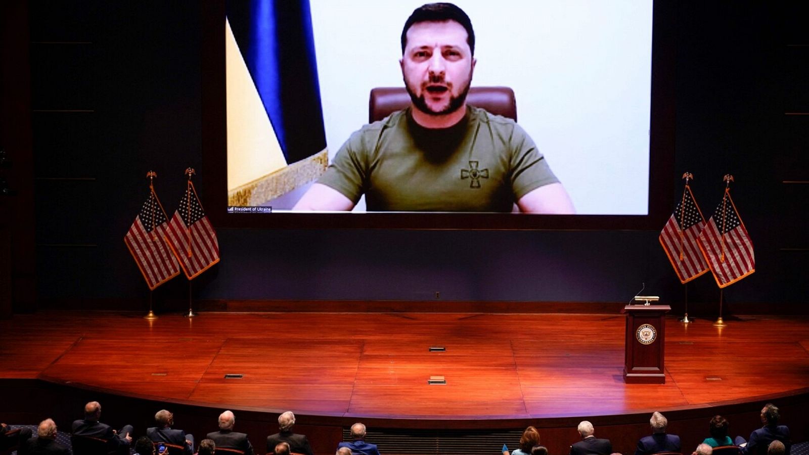 Guerra en Ucrania: Zelenski recuerda Pearl Harbor ante el Congreso de EE.UU.