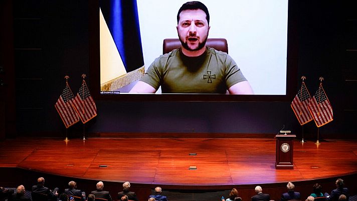 Informativo 24h - Zelenski pide al Congreso de EE.UU. recordar Pearl Harbor