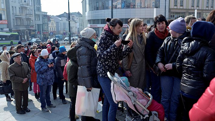 Tres millones de refugiados han huído de Ucrania