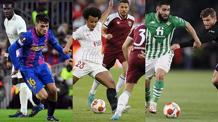 Telediario 1 - Barça, Sevilla y Betis, a por los cuartos de la Europa League con sensaciones dispares lejos de casa