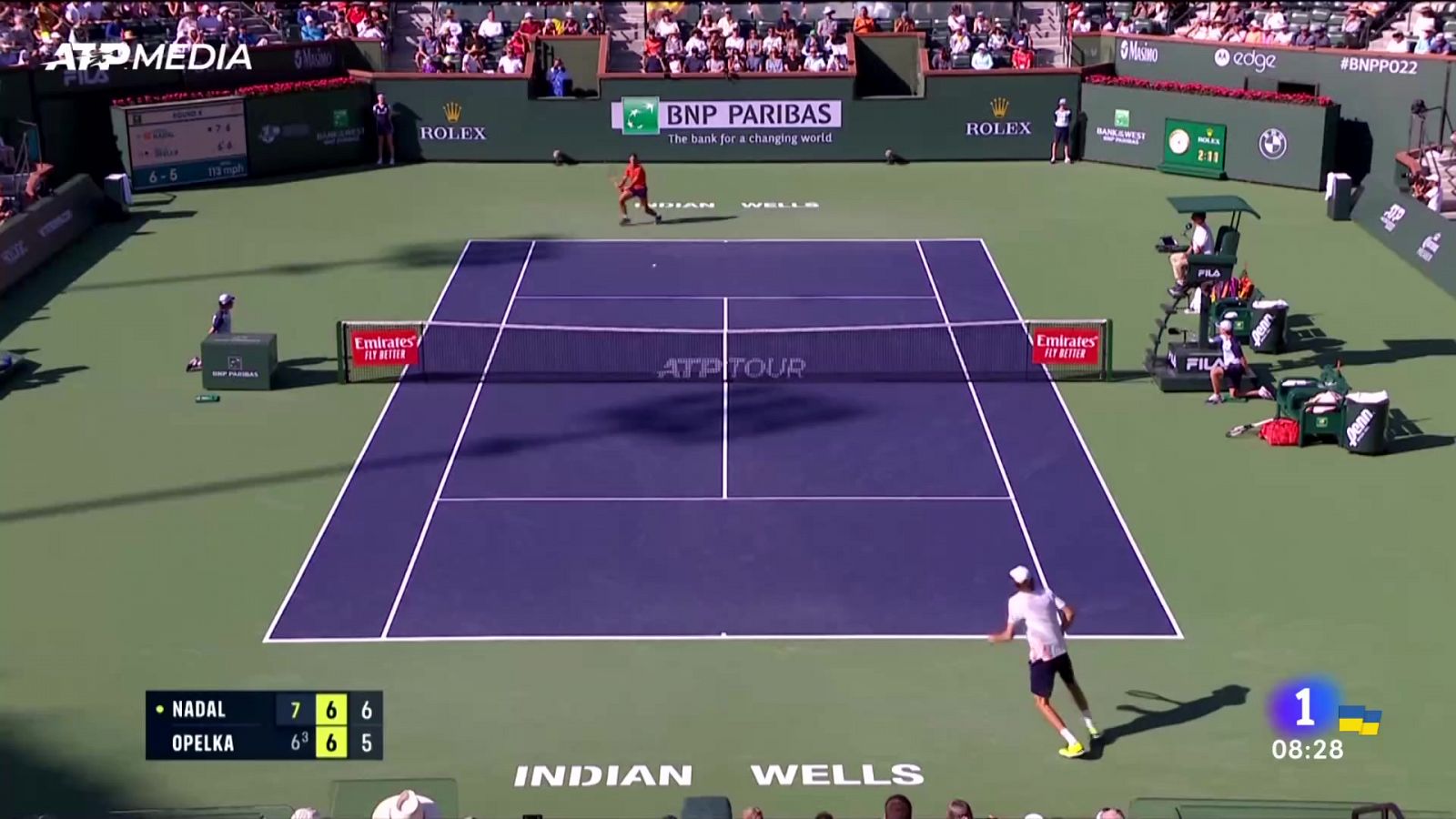 Rafa Nadal y Alcaraz avanzan hasta los cuartos de Indian Wells