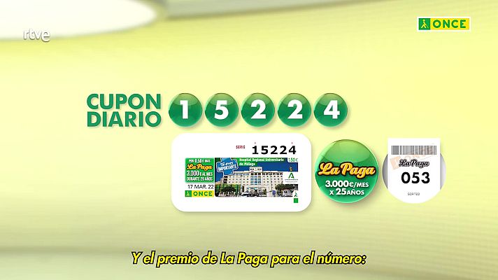 Sorteos ONCE - Sorteo ONCE - 17/03/22