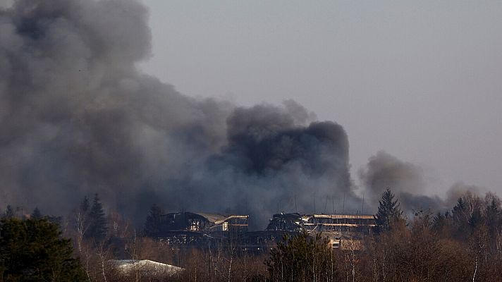 Rusia bombardea por primera vez Leópolis