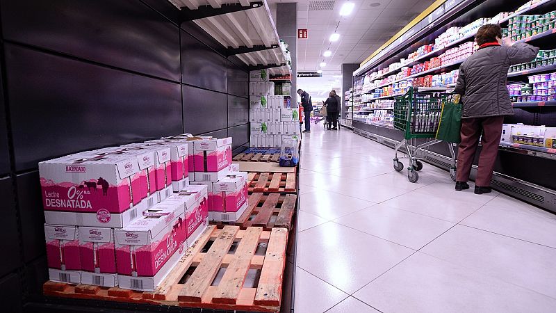 Sin desbastecimiento pero con falta de productos concretos en los supermercados