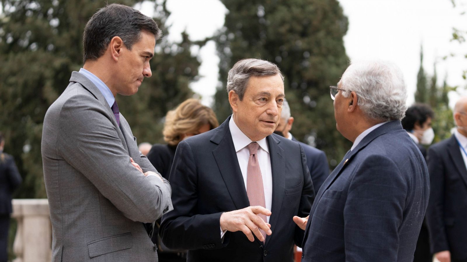 Sánchez se reúne con los líderes de Italia, Portugal y Grecia