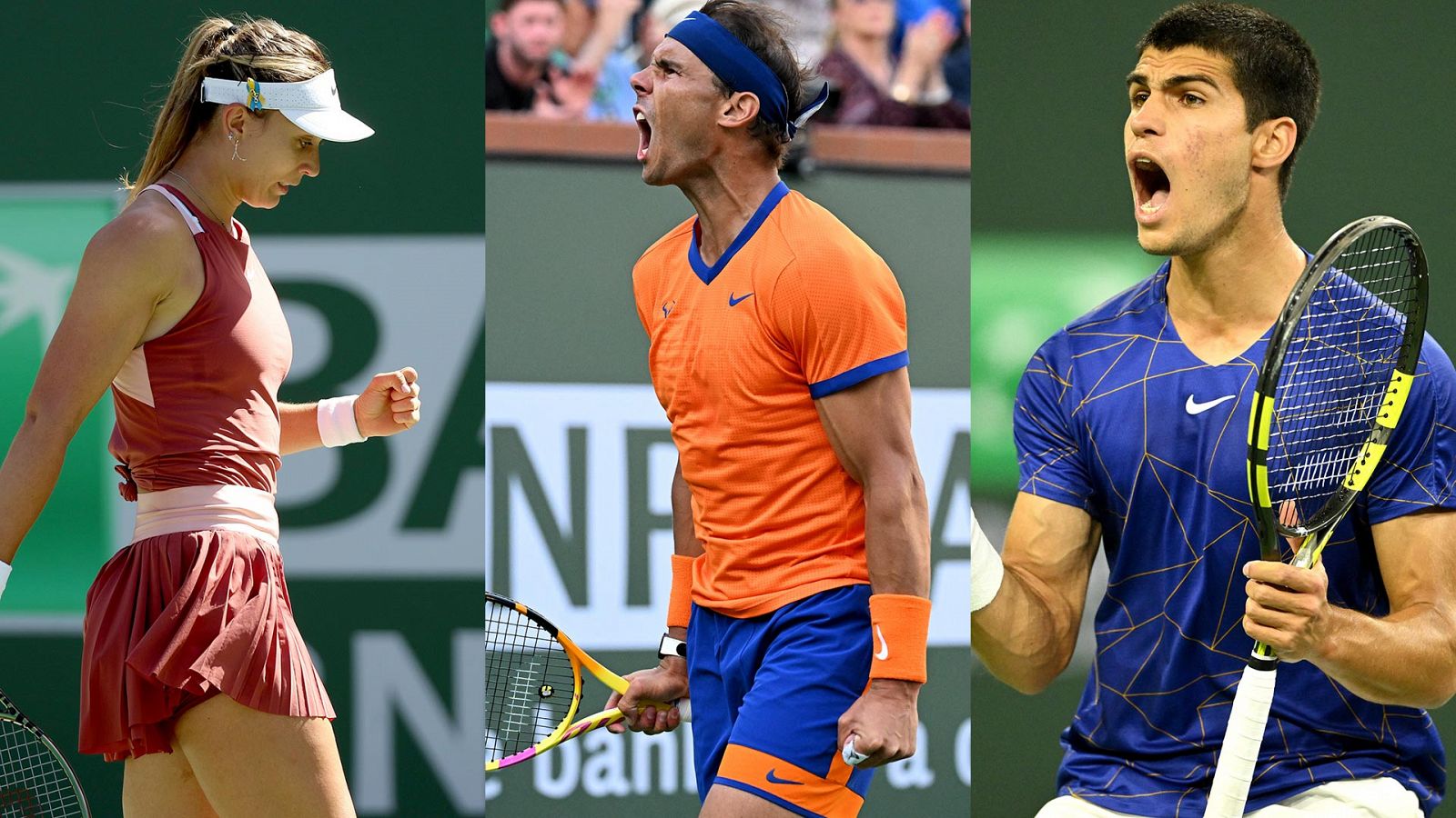 Badosa, Nadal y Alcaraz, tres españoles en semifinales de Indian Wells