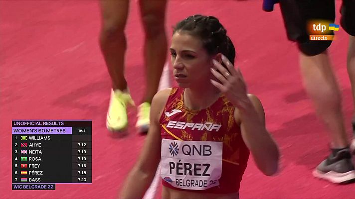 Atletismo - Amarga eliminación de Maribel Pérez en el Mundial 'indoor'