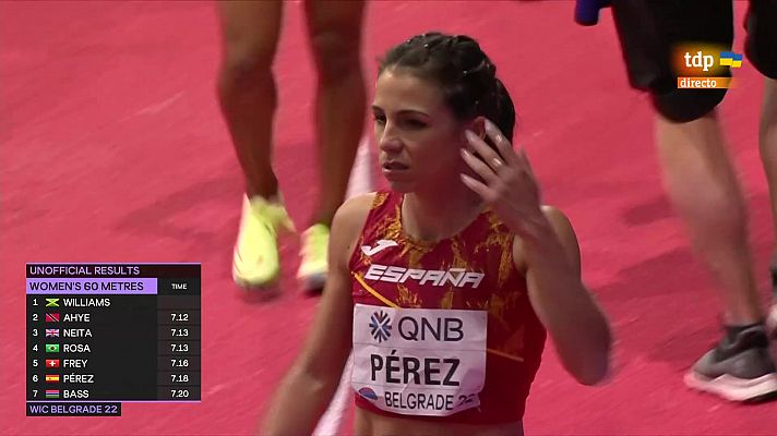 Amarga eliminación de Maribel Pérez en el Mundial 'indoor'