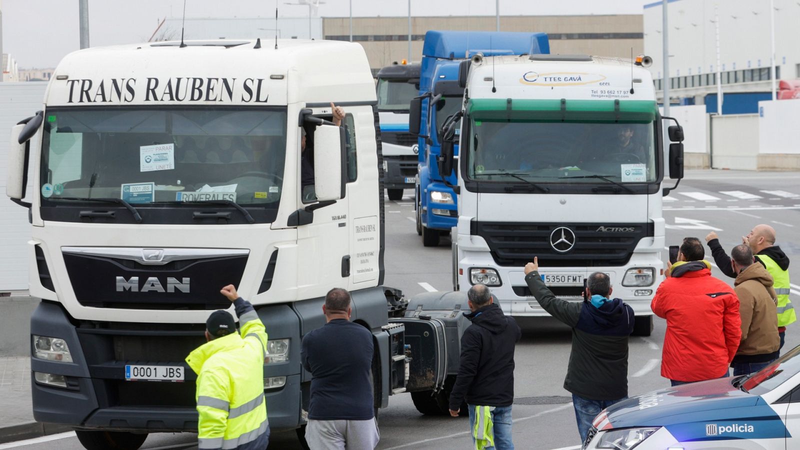 Quinto día de paro de los transportistas