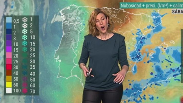 El tiempo - Lluvias en el Mediterráneo y subida de las temperaturas