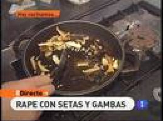 RTVE Cocina - Rape con setas y gambas