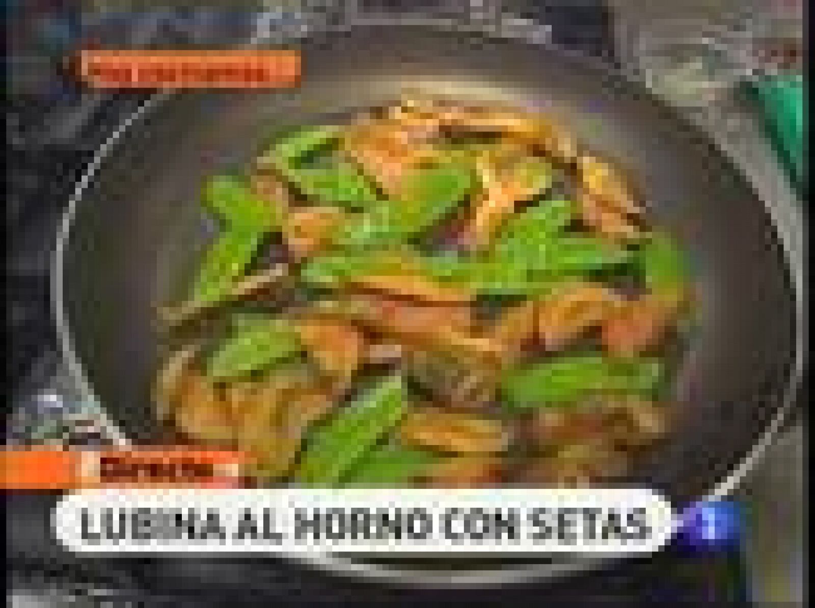 RTVE Cocina: Lubina al horno con setas | RTVE Play