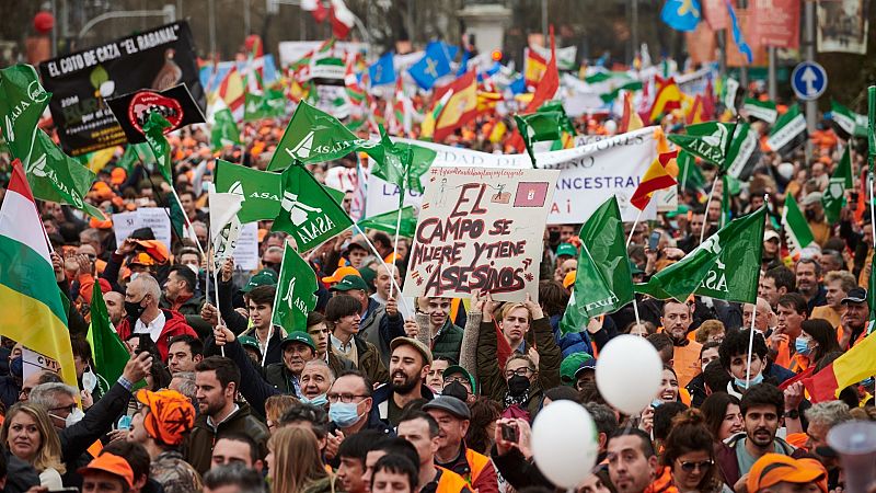 El mundo rural pide que se garantice su futuro con una marcha en Madrid